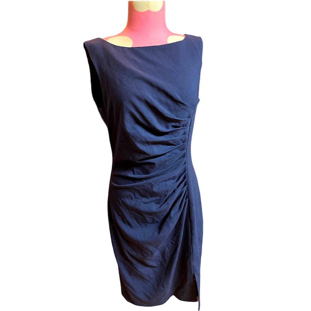 Calvin Klein Navy Twist Dress!